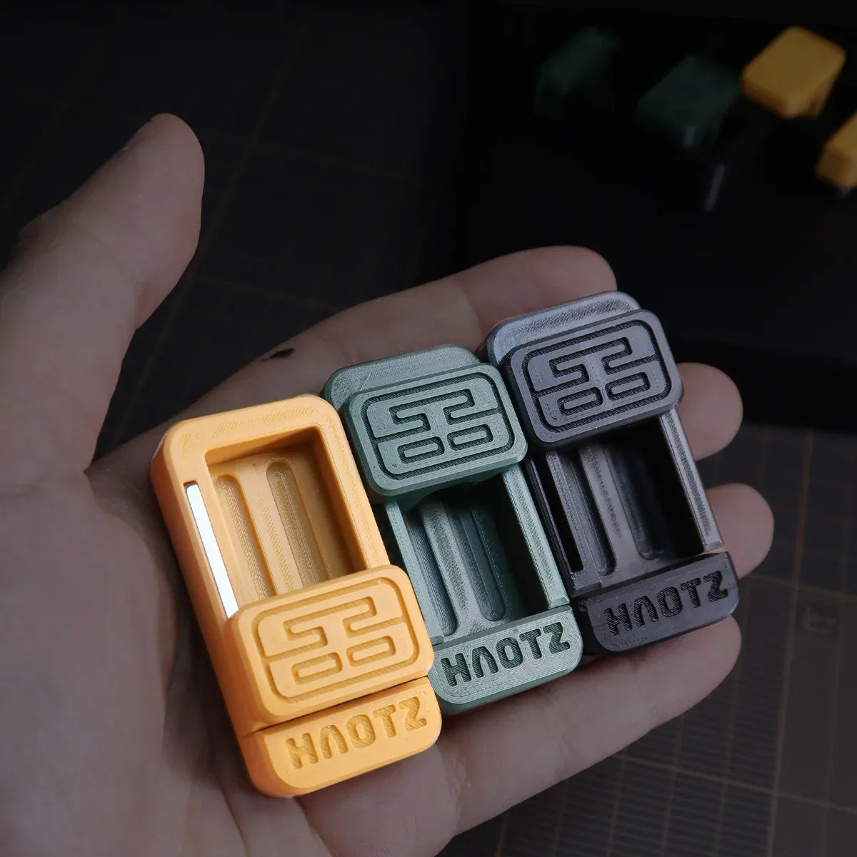 RelixRot Pop-Mouse Slider decompression mechanical push card EDC toy pushbutton ding ding decompression toy black technologytrendy decompression toy