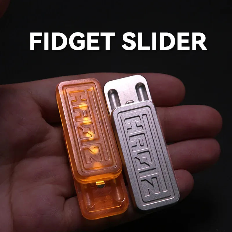 RelixRot Metal fidget slider – Precision Design for Stress Relief, Focus, and Fun